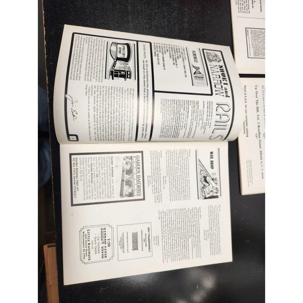 14‎ Issues of 1986 Short & Narrow Rails # 6, 8 - 20